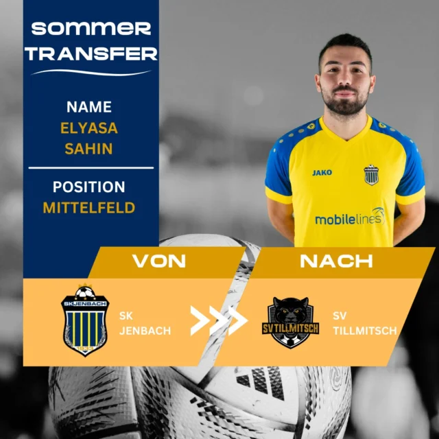 🔵 Danke, Elyasa! 🟡

Beim letzten Heimspiel hieß es Abschied nehmen von unserem langjährigen Spieler Elyasa „Ely“ Sahin. Der Jenbacher Eigenbauspieler zieht berufsbedingt nach Graz und wird künftig für den SV Tillmitsch auflaufen.

Lieber Ely,
die gesamte SK Jenbach Familie bedankt sich bei dir für deine Jahrzehnte lange Treue, deinen unermüdlichen Einsatz und deine Rolle als Fels in der Brandung – auch in stürmischen Zeiten. 💪

Für deine berufliche und sportliche Zukunft wünschen wir dir nur das Beste – und hoffen natürlich auf ein baldiges Wiedersehen im Stadion Jenbach! 

#skjenbach #dankeely #legende #blaugelbeFamilie #onceSKJalwaysSKJ #karriere #vereinstreue #gemeinsamblaugelb #skj